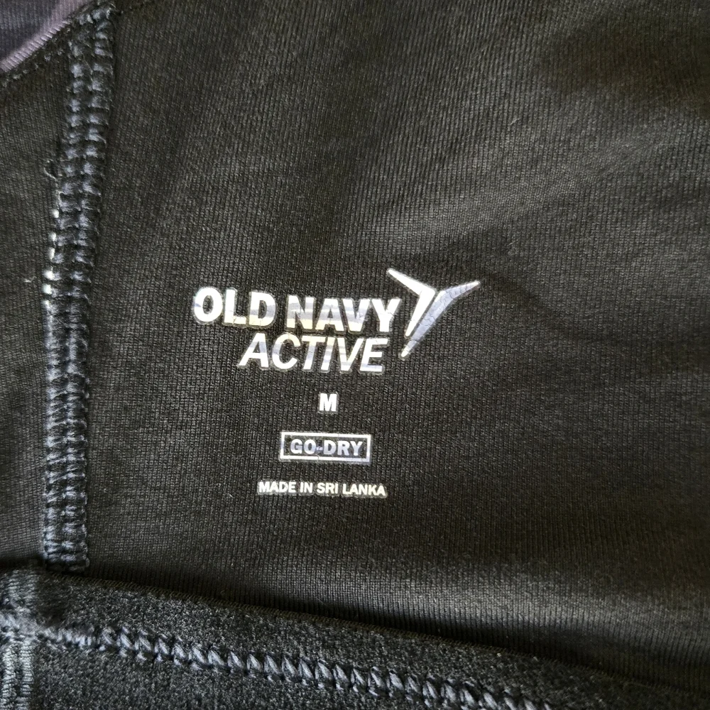 Old Navy Black Camouflage Sports Bra